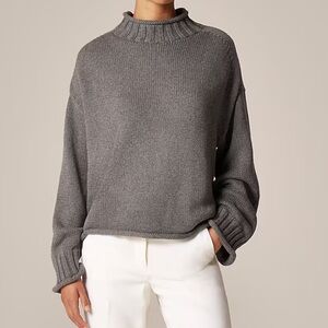 J. Crew Charcoal Turtleneck Sweater